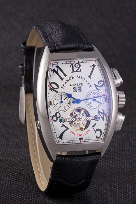 Franck Muller Casablanca Black Croco ko en em nek Tourbillon 80282